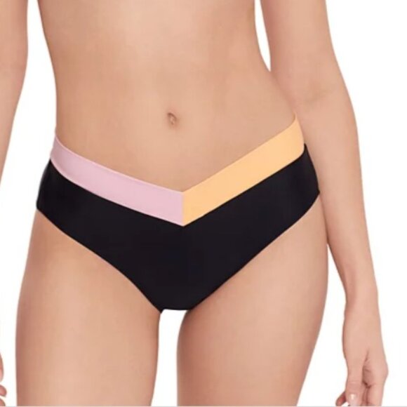 Salt + Cove Juniors' Contrast Trim Bikini Bottoms - Size: Large - NWT - Picture 1 of 11